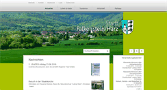 Desktop Screenshot of falkenstein-harz.de